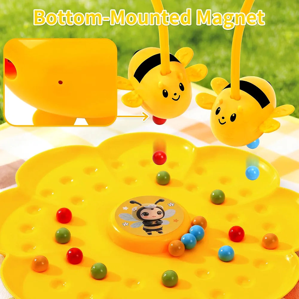 Bee gathering pearls game