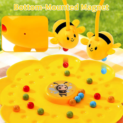 Bee gathering pearls game