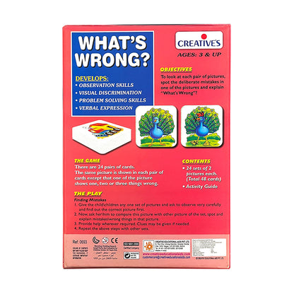 What's wrong educational game