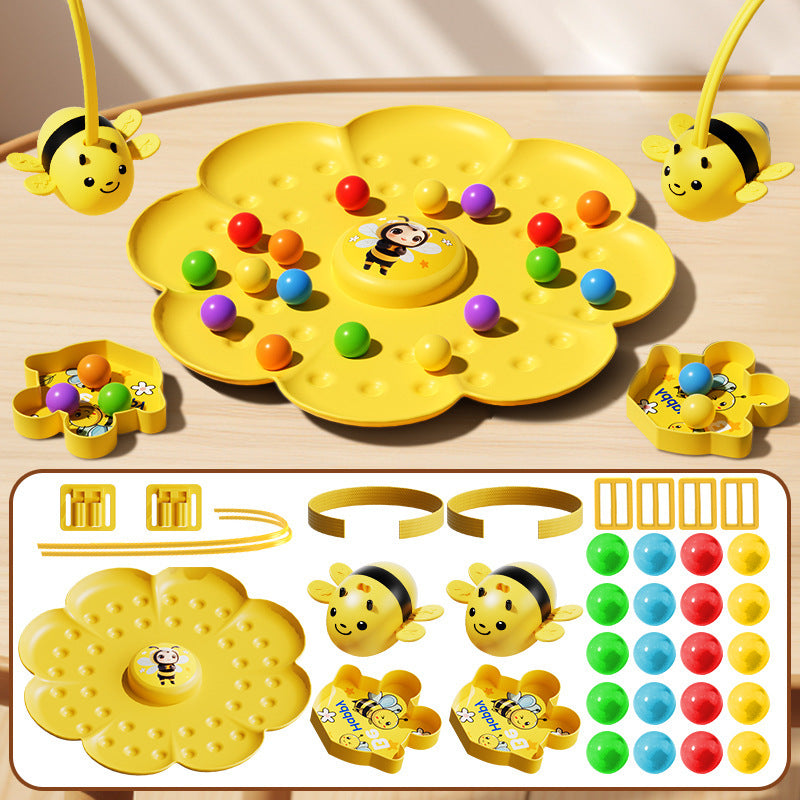 Bee gathering pearls game