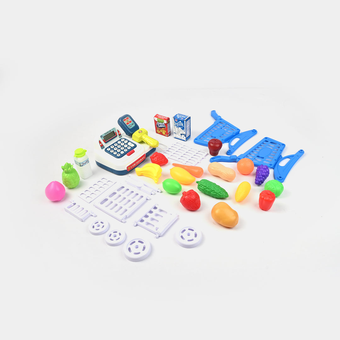 Cash register and trolley set