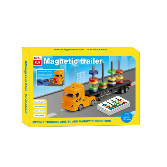 Magnetic trailer educational game