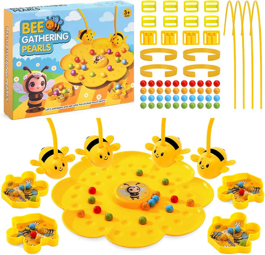 Bee gathering pearls game
