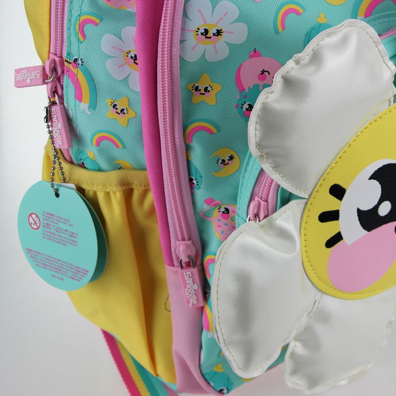 Smiggle flower rainbow backpack