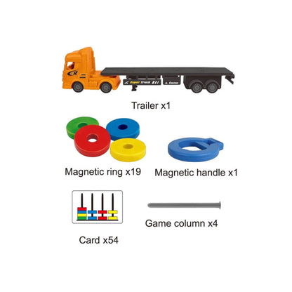 Magnetic trailer educational game