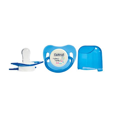 Round Nipple silicone Pacifier 0+ | Optimal Medics - Otloubnow