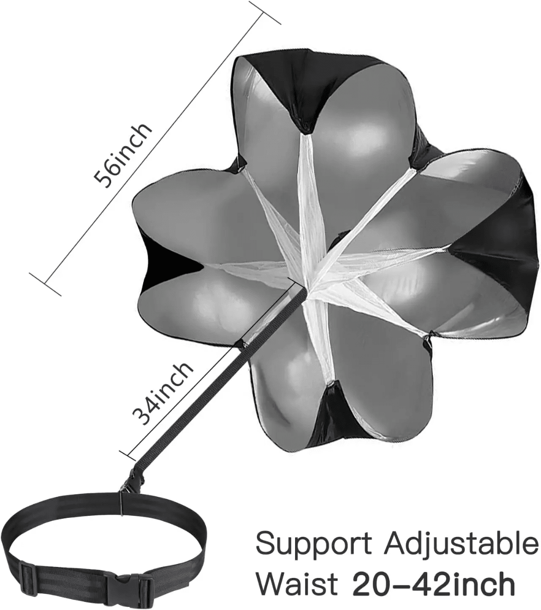 Running Speed Parachute - Otloubnow