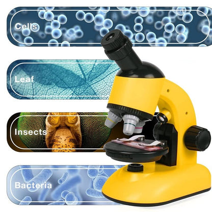 Scientific microscope with stand/suitcase - Otloubnow