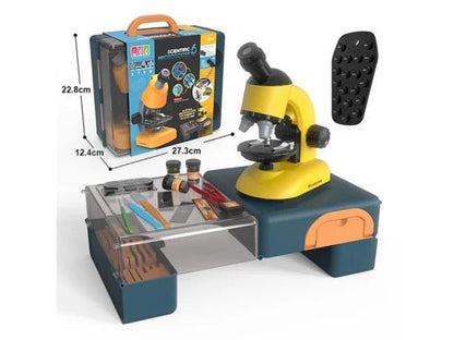 Scientific microscope with stand/suitcase - Otloubnow