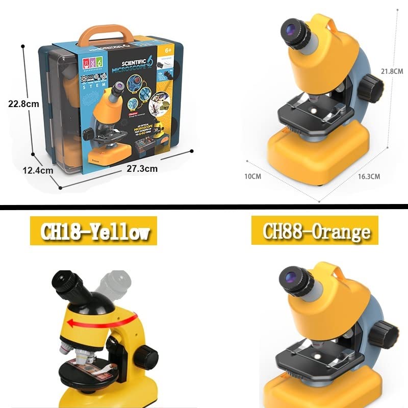 Scientific microscope with stand/suitcase - Otloubnow