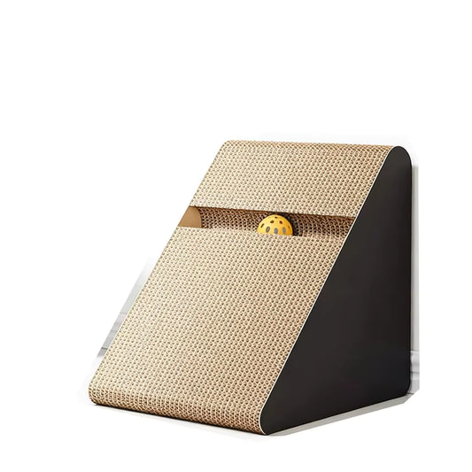 Vertical Triangle Cat Scratcher with Ball