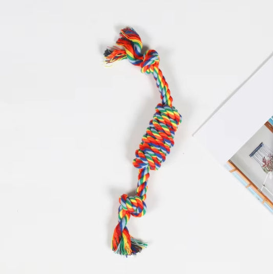 Cotton Rope Bite Resistant Dog Toy - Candy Shape