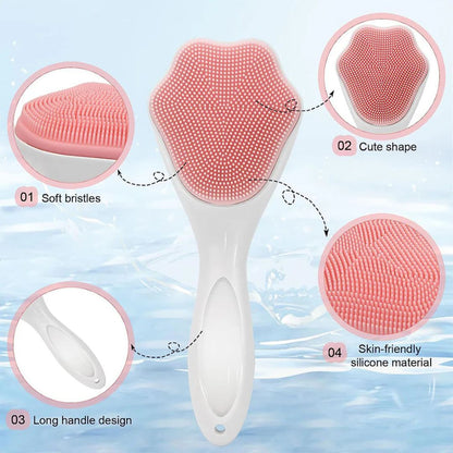 Silicone Face scrubber cleanser - Otloubnow