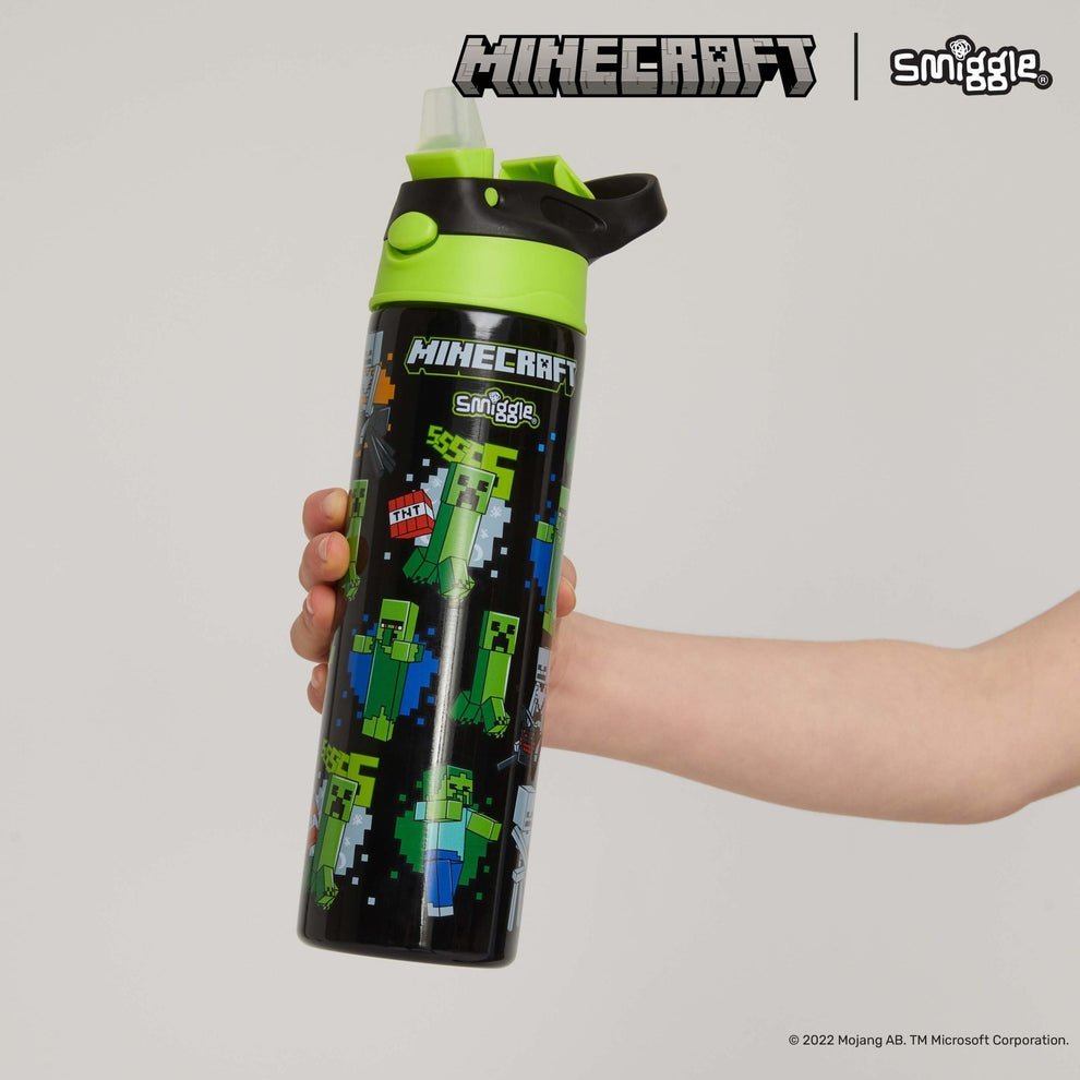 Smiggle Minecraft stainless steel bottle - Otloubnow