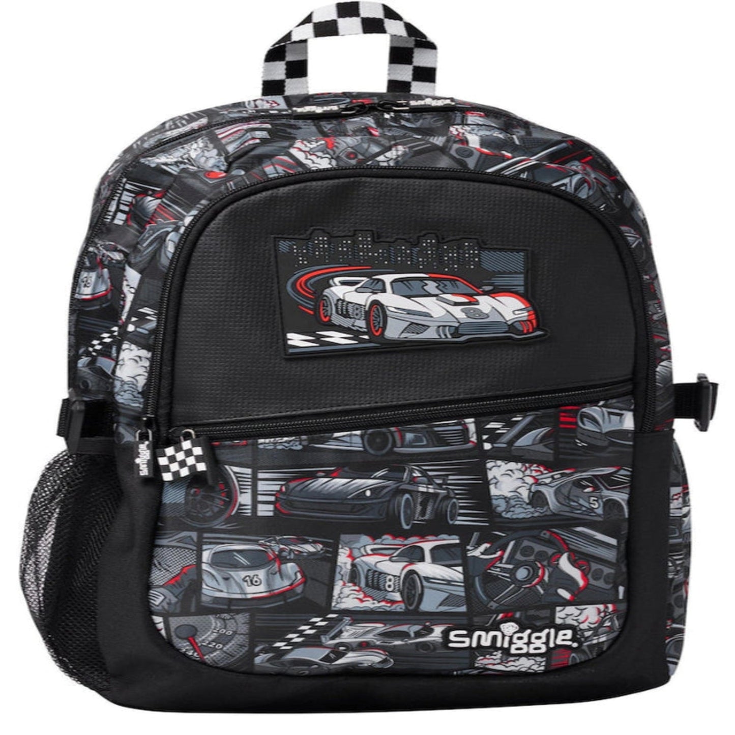 Smiggle race car backpack - Otloubnow