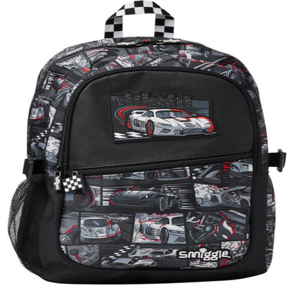 Smiggle race car backpack - Otloubnow