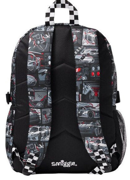 Smiggle race car backpack - Otloubnow