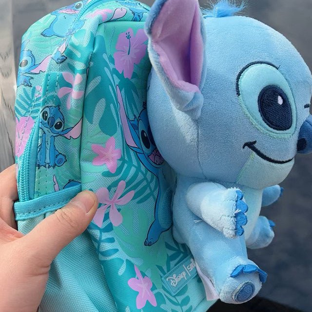 Smiggle stitch tiny backpack with detachable plush - Otloubnow