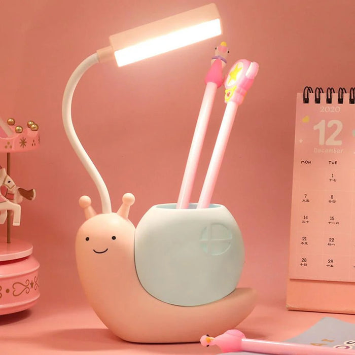 Snail lamp & pen holder - Otloubnow