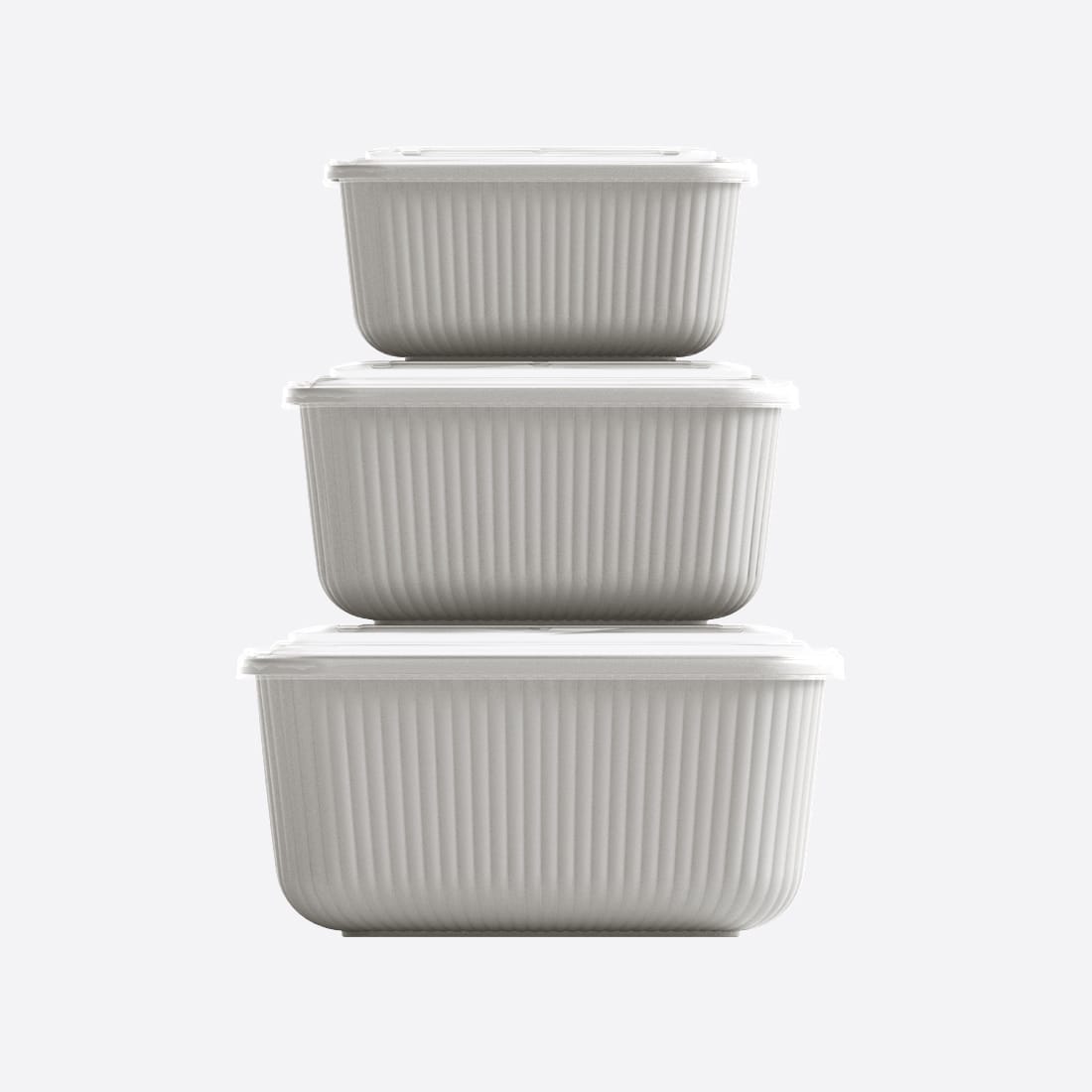 Snap lid rectangle 3 pcs set - Otloubnow