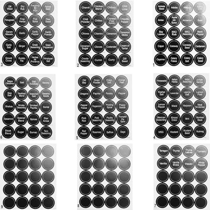 Spice label stickers - Otloubnow