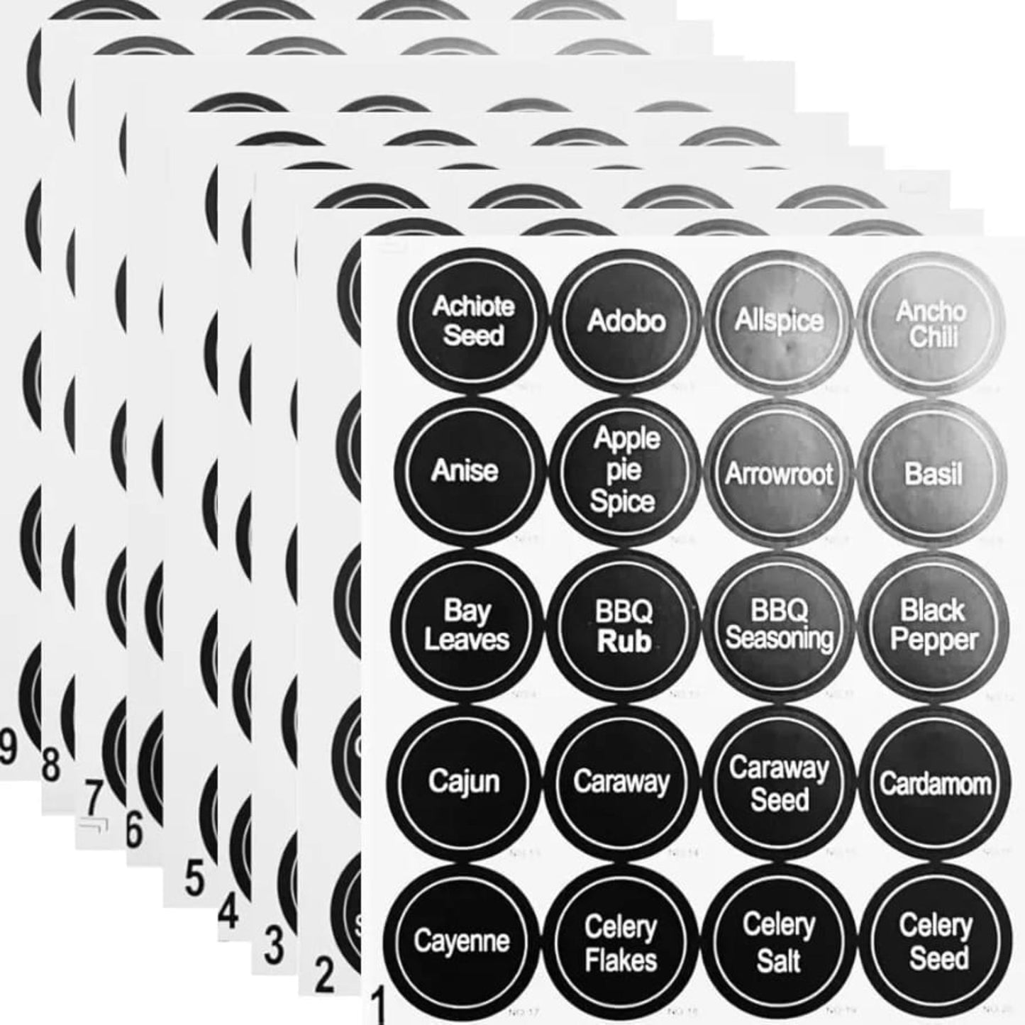 Spice label stickers - Otloubnow