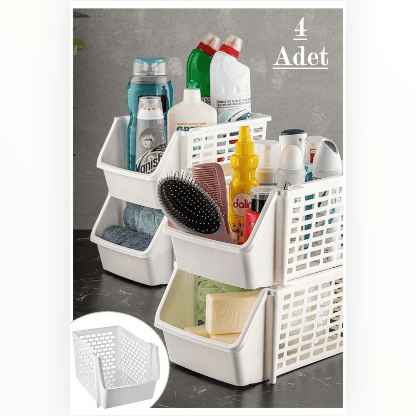 Stackable multipurpose basket - Otloubnow