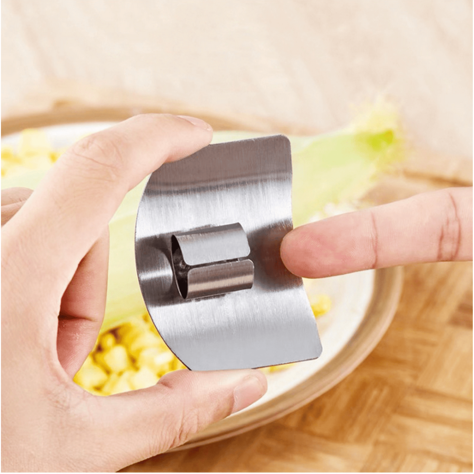 Stainless steel finger guard - Otloubnow