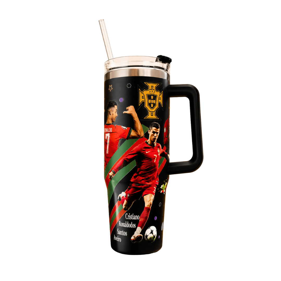 Stainless Steel Football Tumbler - Otloubnow