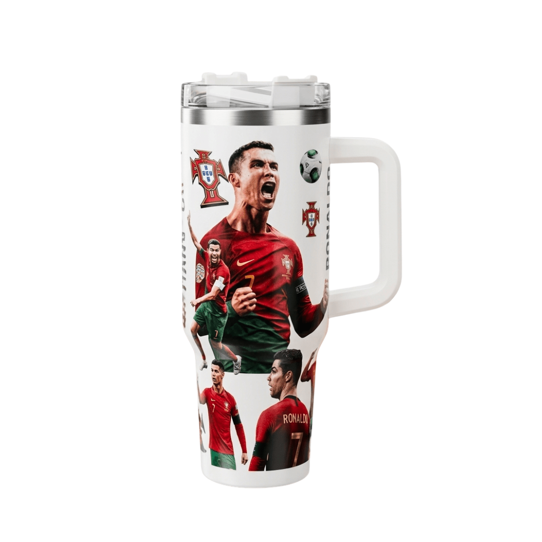Stainless Steel Football Tumbler - Otloubnow