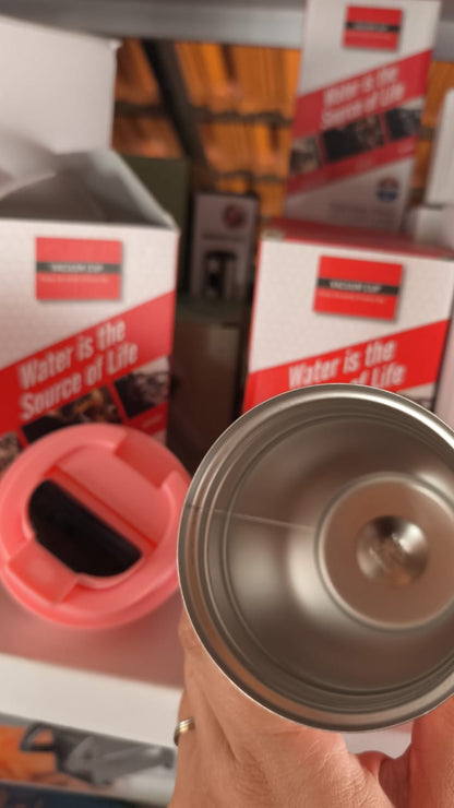 Stainless steel mug with temperature display - Otloubnow