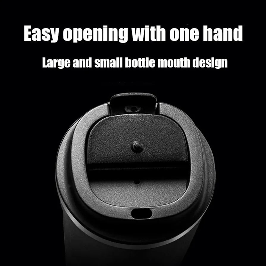 Stainless steel mug with temperature display - Otloubnow