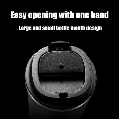 Stainless steel mug with temperature display - Otloubnow