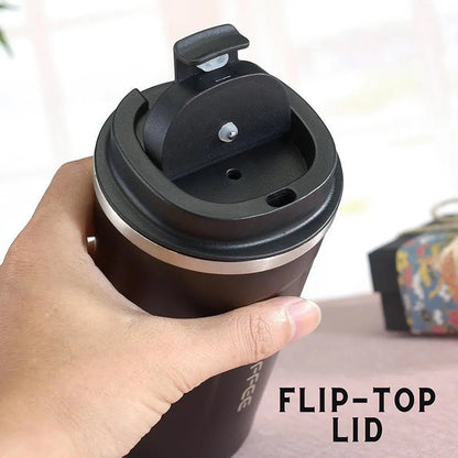 Stainless steel mug with temperature display - Otloubnow