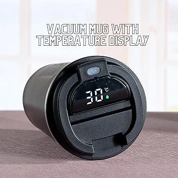 Stainless steel mug with temperature display - Otloubnow