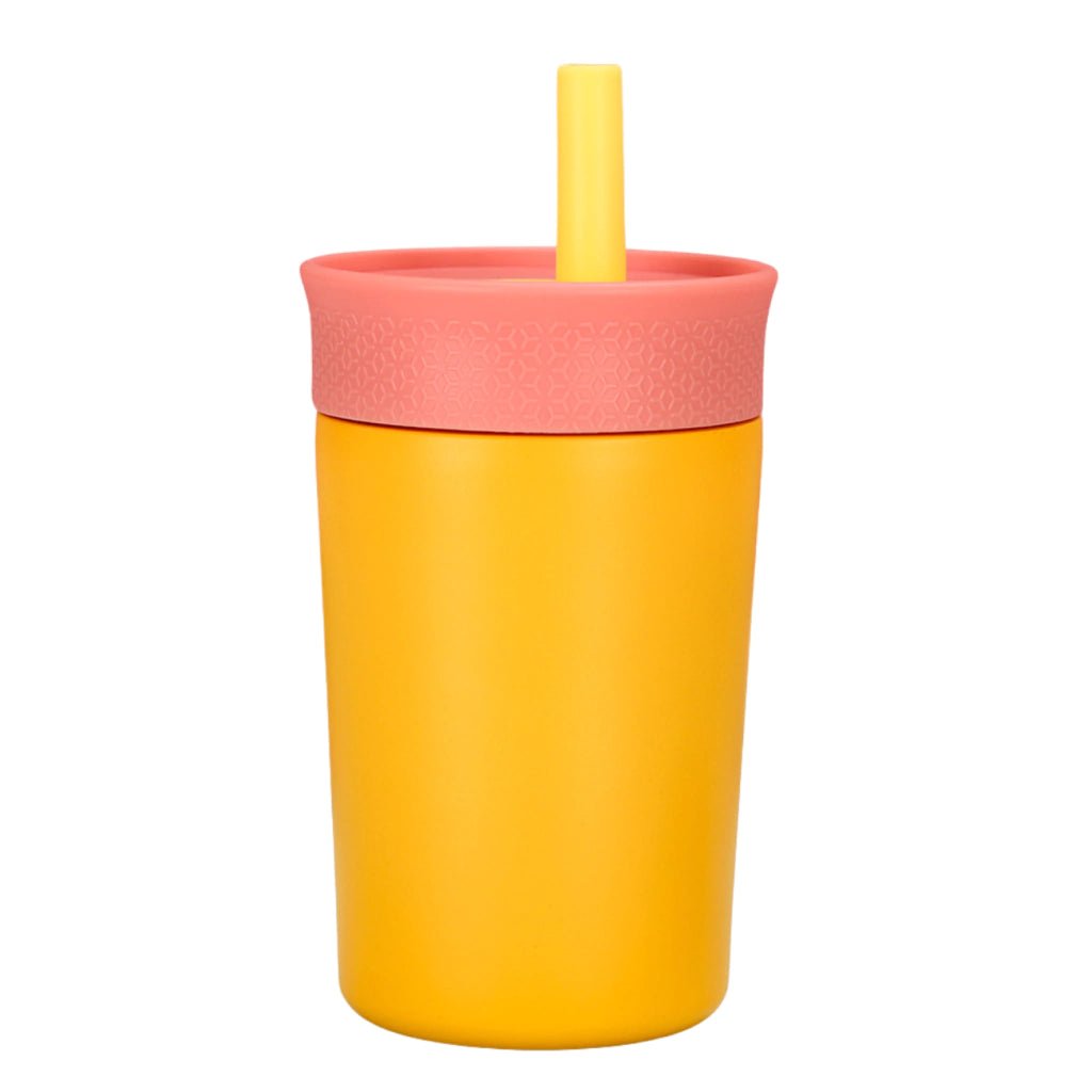 Stainless steel thermal cup with straw - Otloubnow