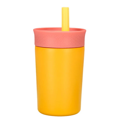 Stainless steel thermal cup with straw - Otloubnow