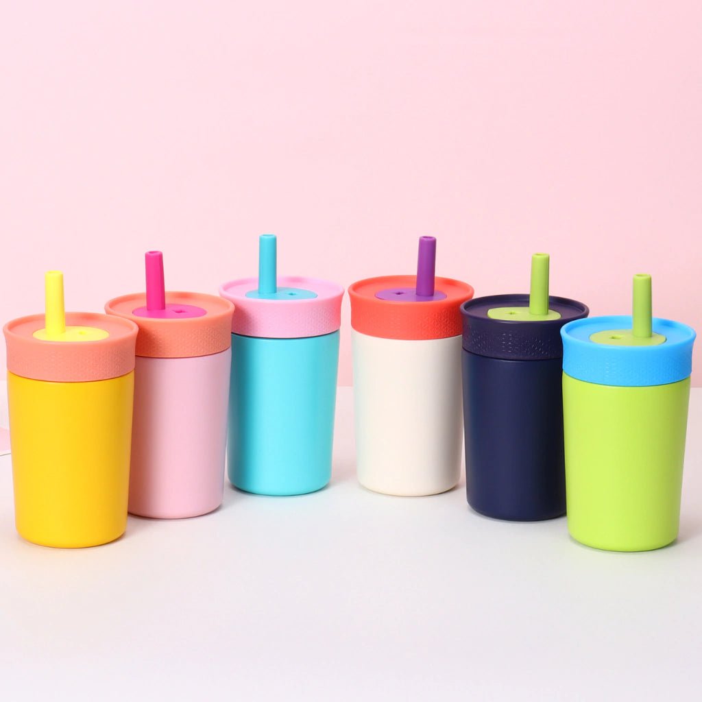 Stainless steel thermal cup with straw - Otloubnow