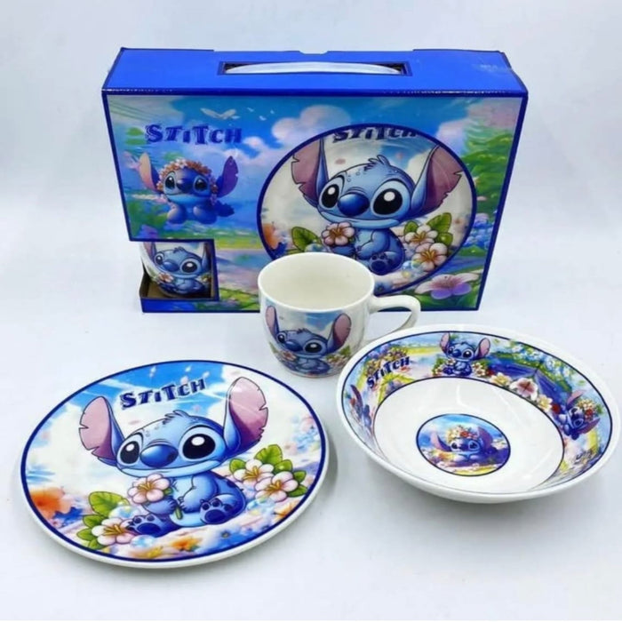 Stitch ceramic 3 pcs set - Otloubnow