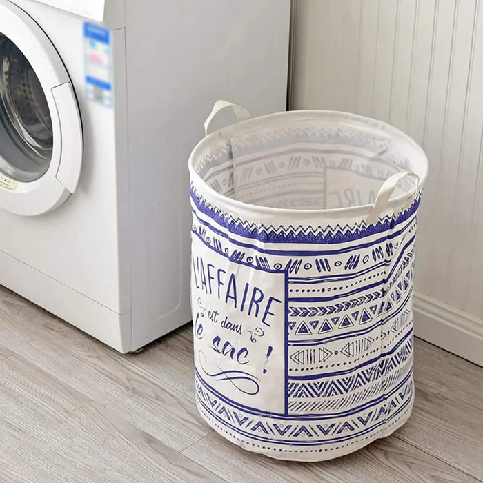 Storage basket - blue/white - Otloubnow