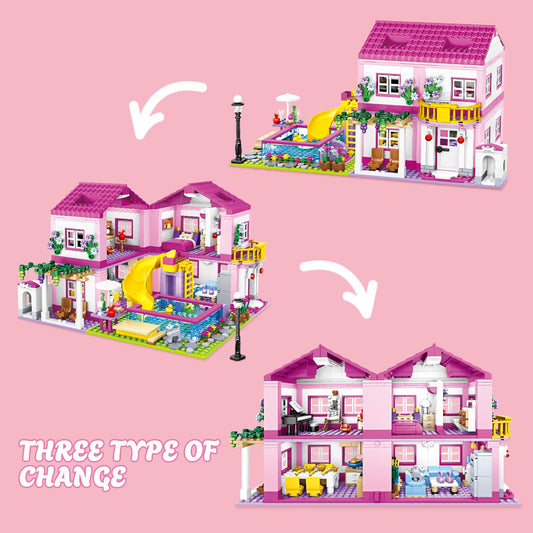 Summer villa blocks set - Otloubnow