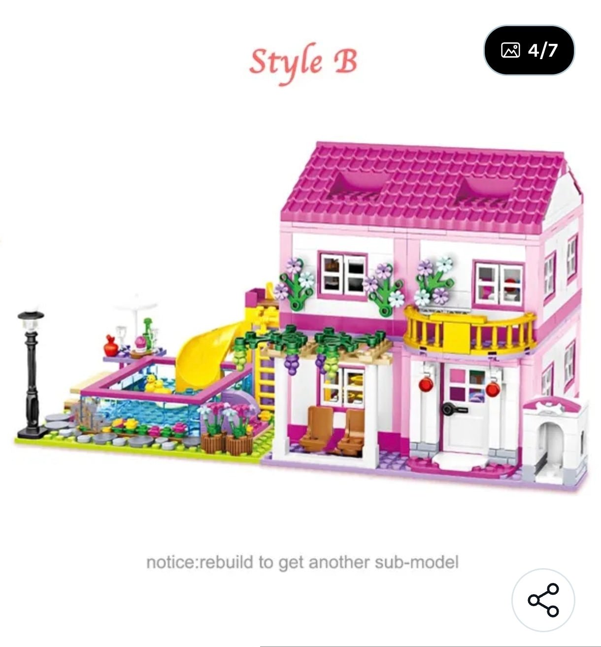 Summer villa blocks set - Otloubnow