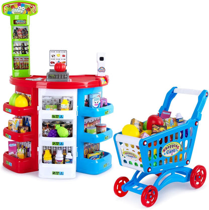 Ultimate Supermarket Set w/ Trolley - Shop in Style! - Otloubnow