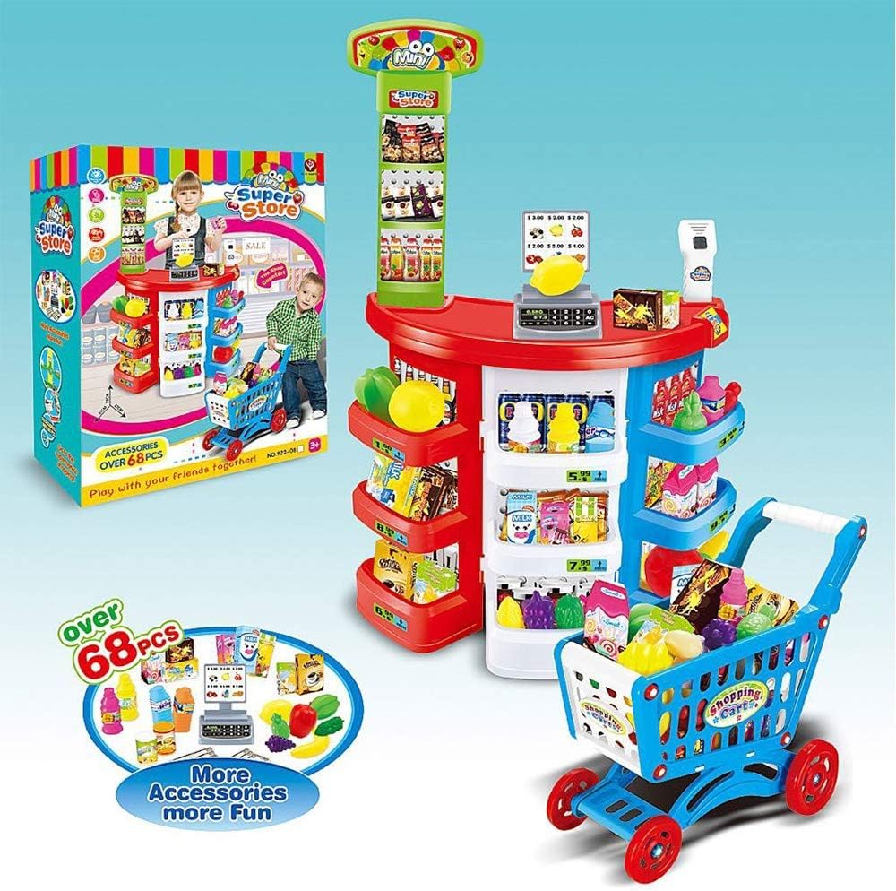 Ultimate Supermarket Set w/ Trolley - Shop in Style! - Otloubnow