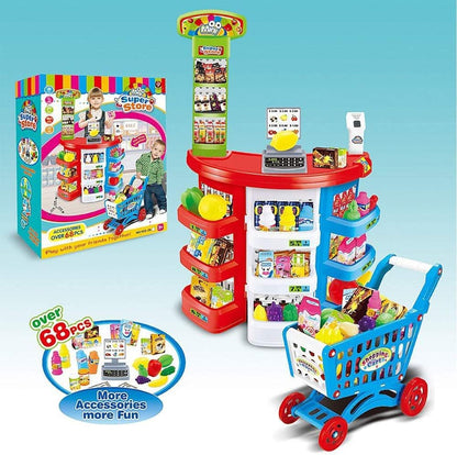 Ultimate Supermarket Set w/ Trolley - Shop in Style! - Otloubnow