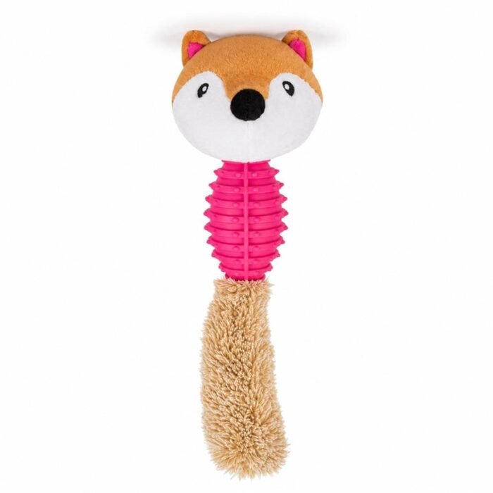 Tail-Waggers Textured Dental Plush & Chew Dog Toy - Otloubnow