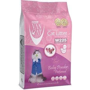 VanCat Baby Powder Scented Clumping Cat Litter - Otloubnow