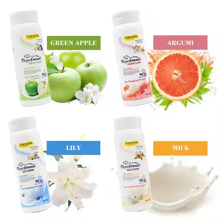 Vegebrand Pet Dry Cleaning Powder - Fresh & Easy Grooming - Otloubnow