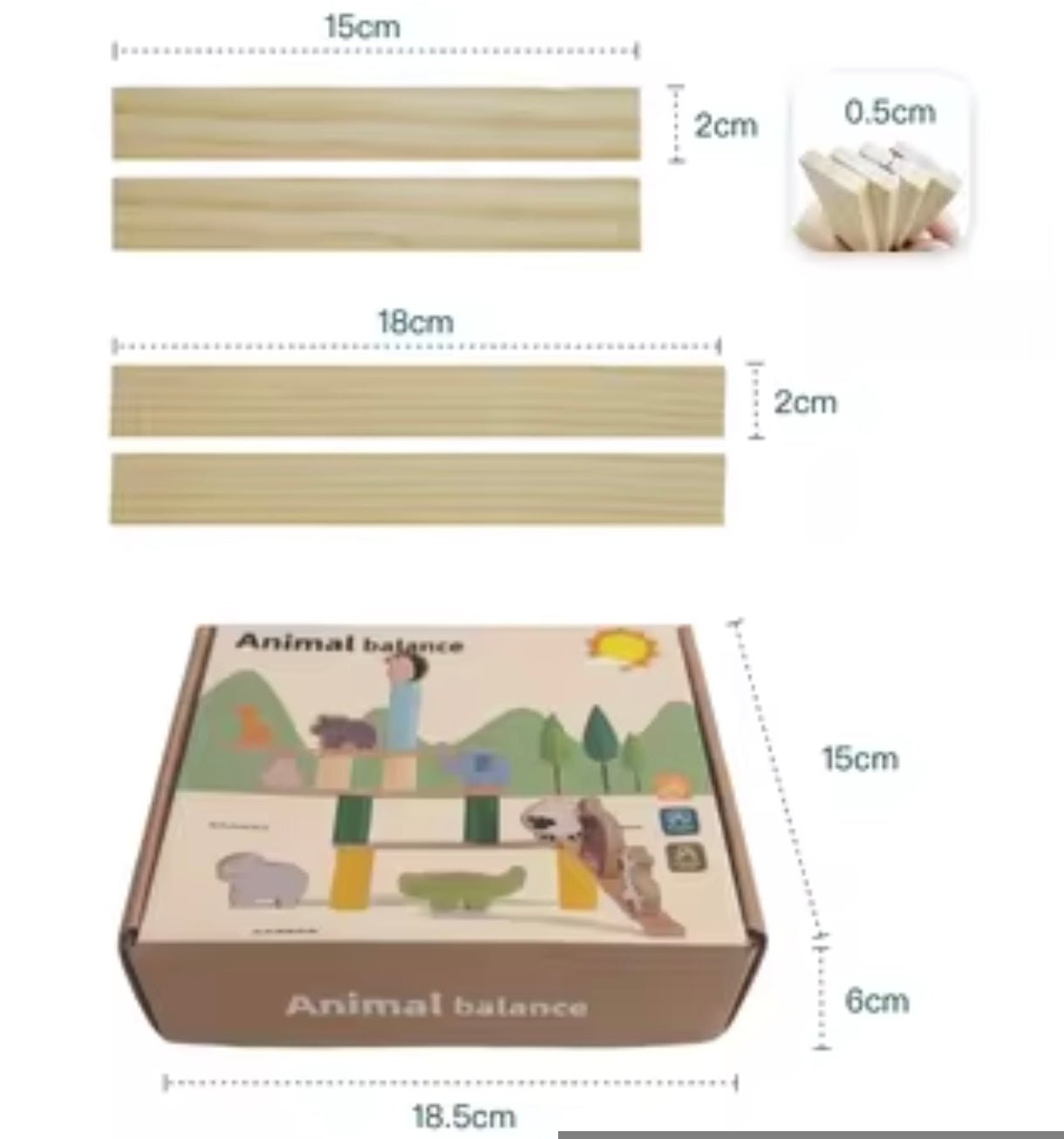 Wood animal balance - Otloubnow