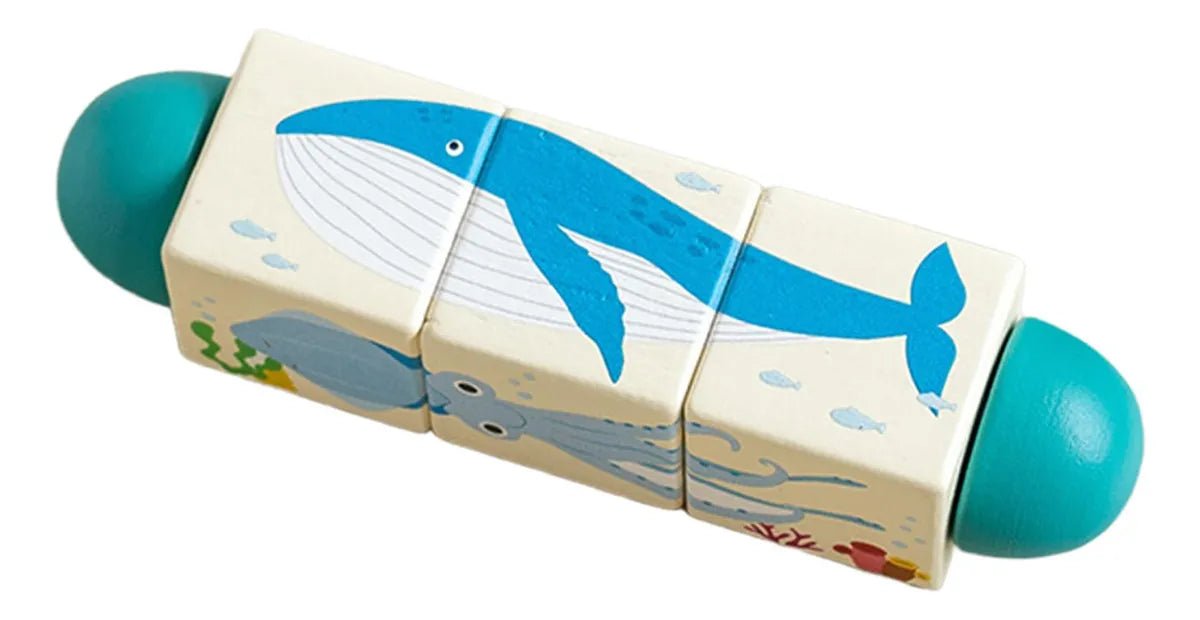 Wood rotating puzzle - Otloubnow